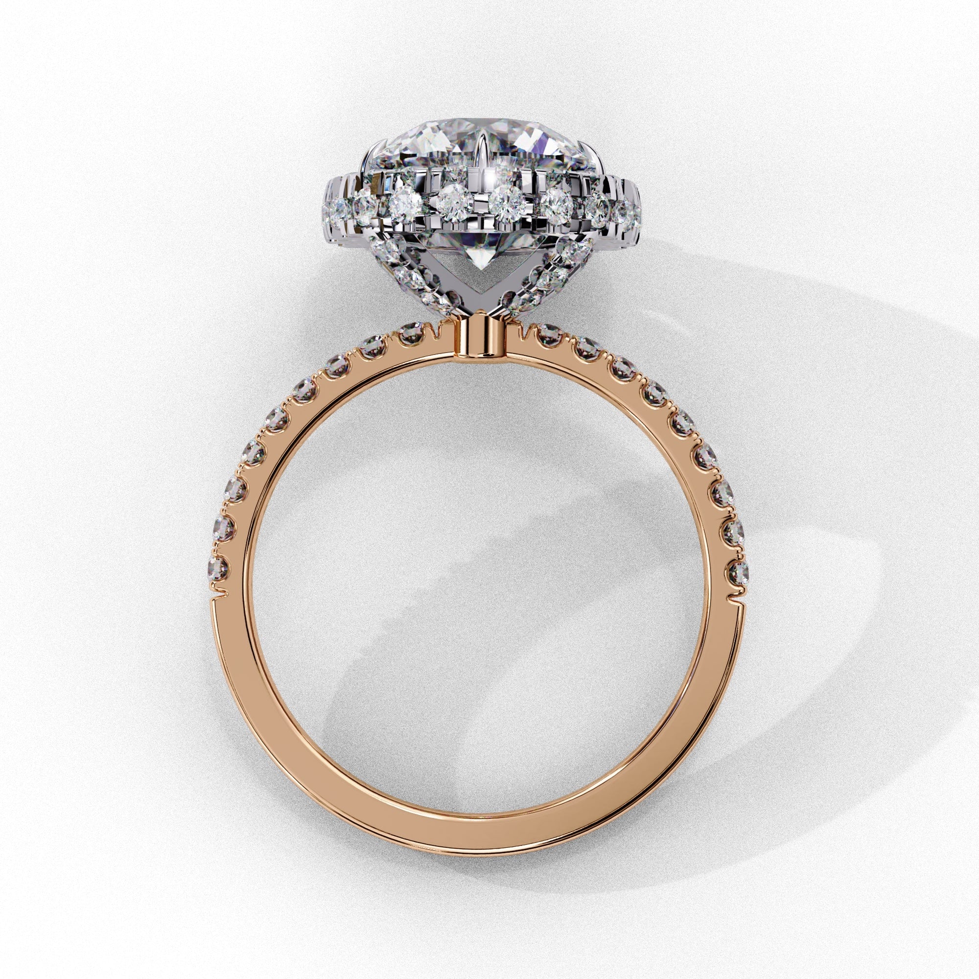 Elegant Diamond Central Stone Brilliance Ring
