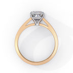 Elegant Solitaire Central Stone Ring