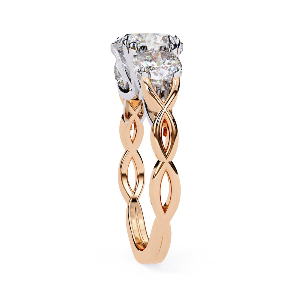 Elegant Central Stone Solitaire Ring