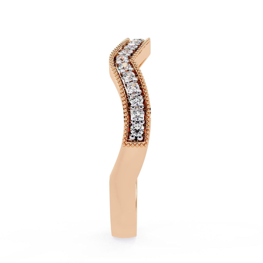 Elegant Diamond Side Stone Brilliance Ring