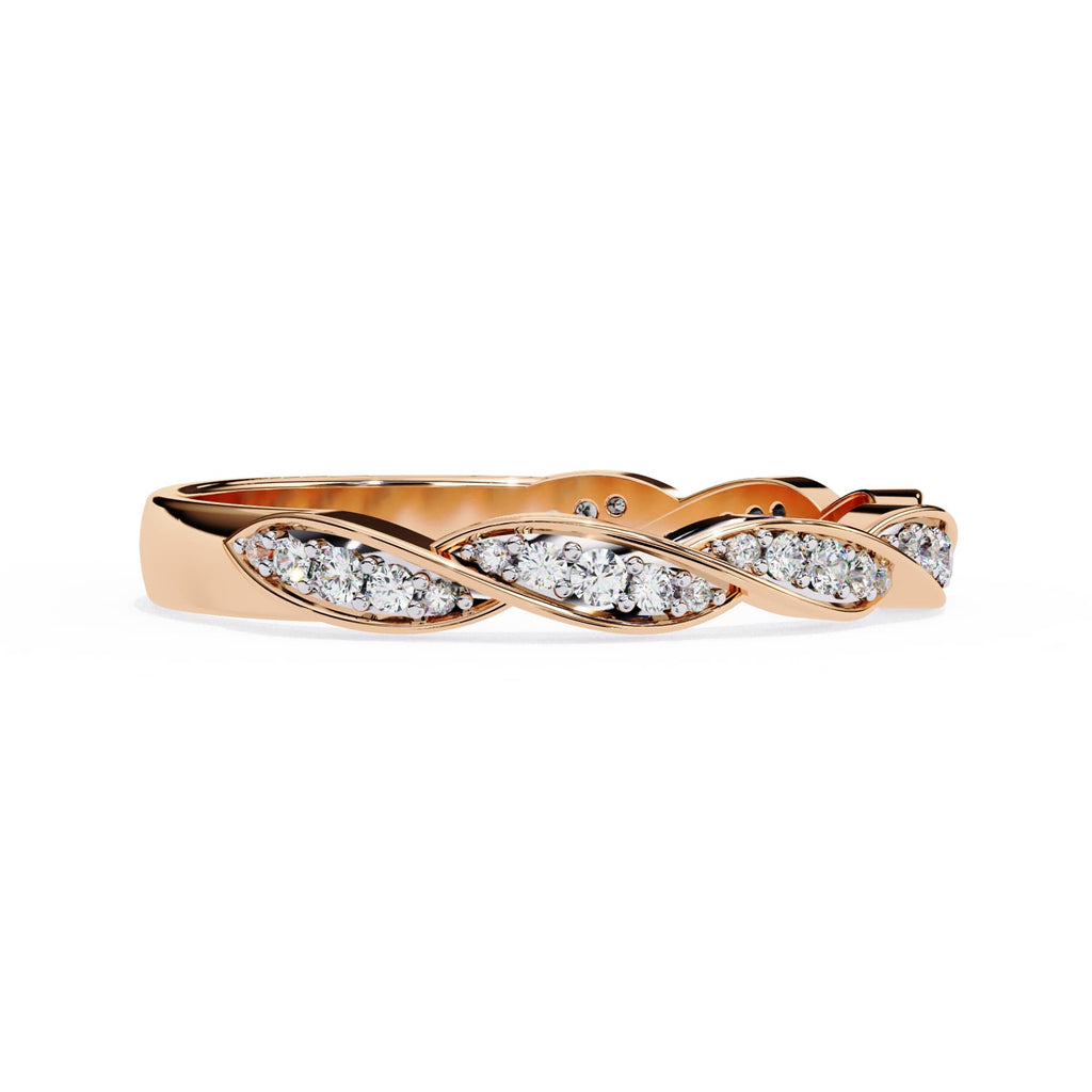 Elegant Diamond Side Stone Brilliance Ring