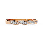 Elegant Diamond Side Stone Brilliance Ring