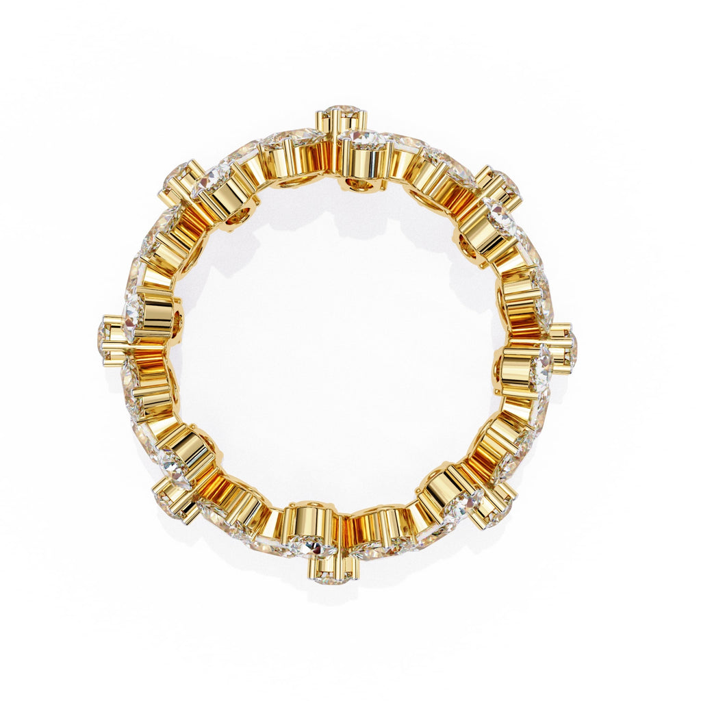 Elegant Diamond Side Stone Brilliance Ring
