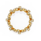 Elegant Diamond Side Stone Brilliance Ring