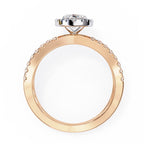 Elegant Diamond Side Stone Brilliance Ring