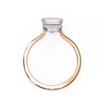 Elegant Central Stone Diamond Ring with Side Stone Brilliance