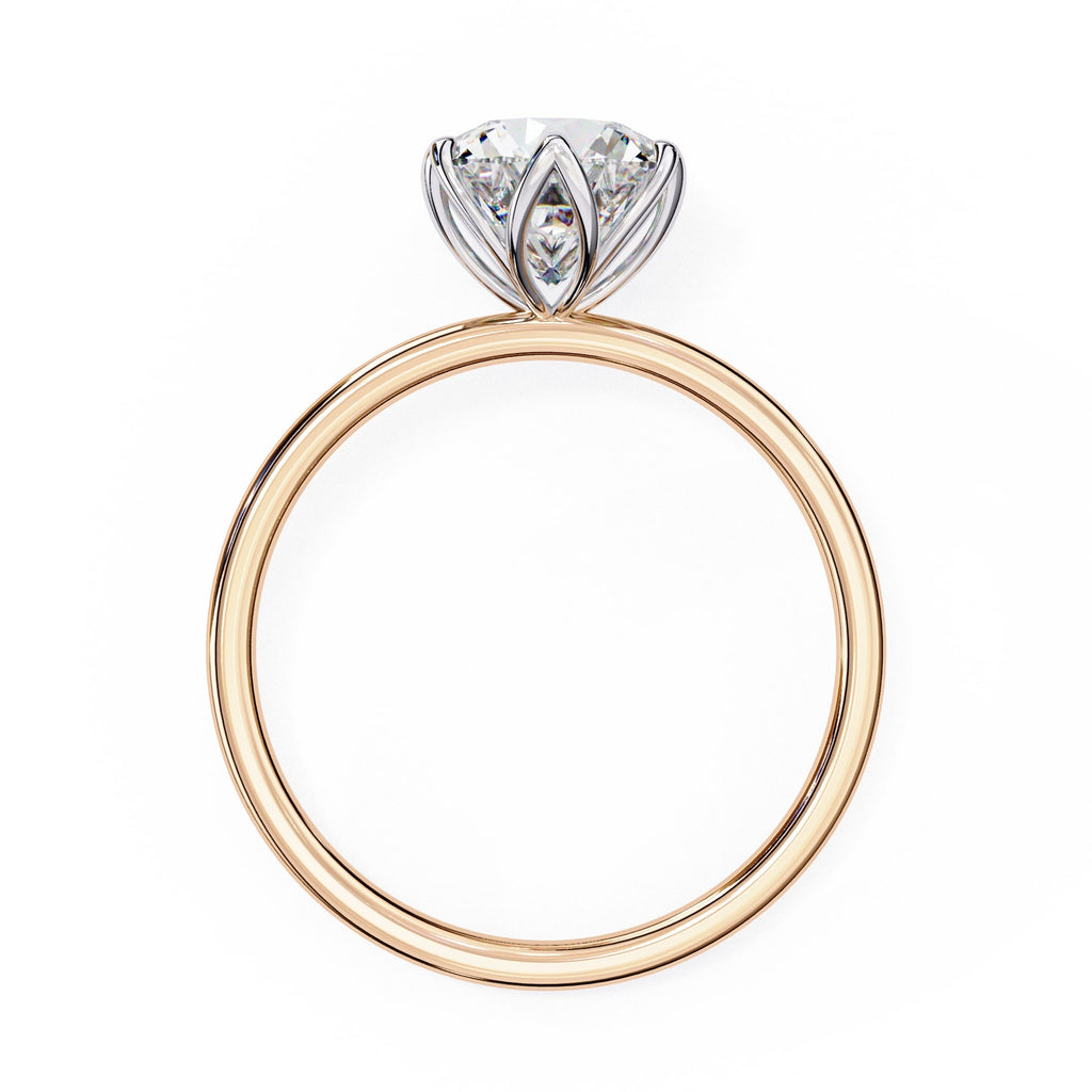 Elegant Central Stone Diamond Ring with Side Accents