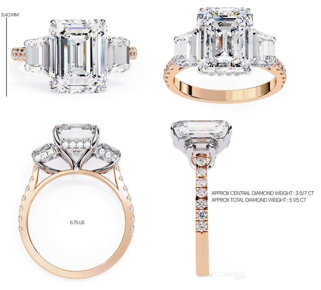 Elegant Central Stone Brilliance Diamond Ring
