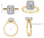 Elegant Central Stone Diamond Brilliance Ring