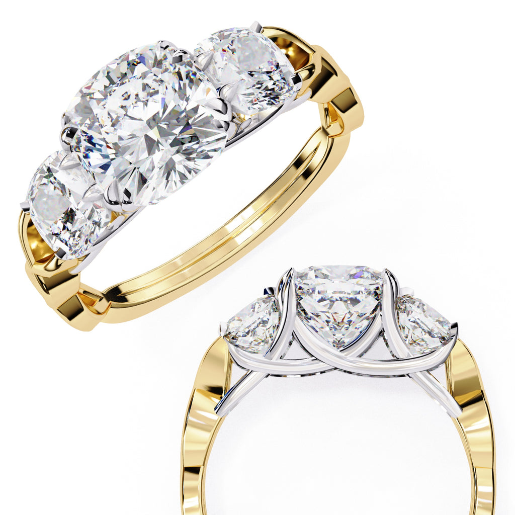 Elegant Central Stone Solitaire Ring