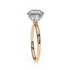 Elegant Diamond Center Stone Ring with Side Accents