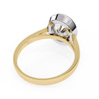 Elegant Solitaire Central Stone Ring
