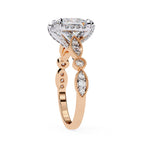 Elegant Diamond Side Stone Brilliance Ring
