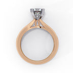 Elegant Solitaire Central Stone Ring