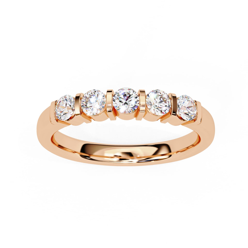 Radiant Side Stone Brilliance Ring