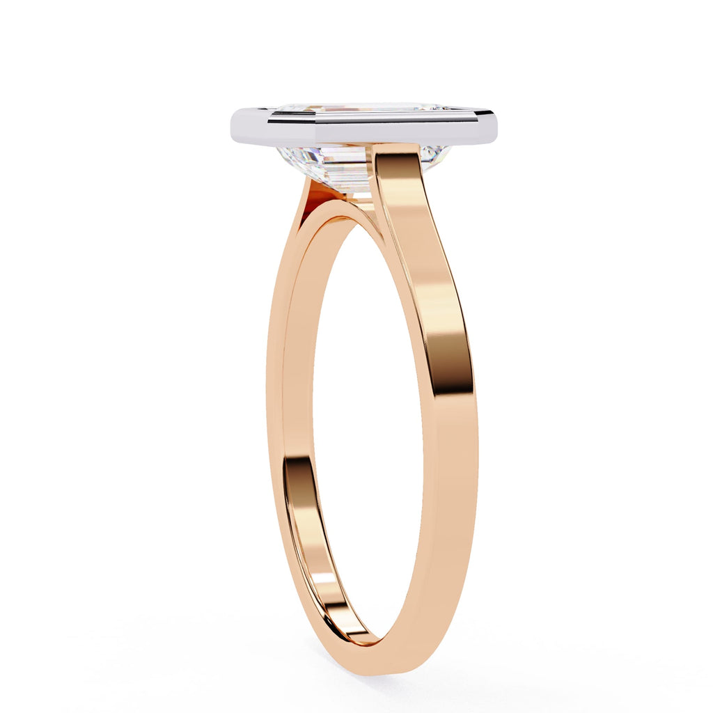 Elegant Central Stone Solitaire Ring