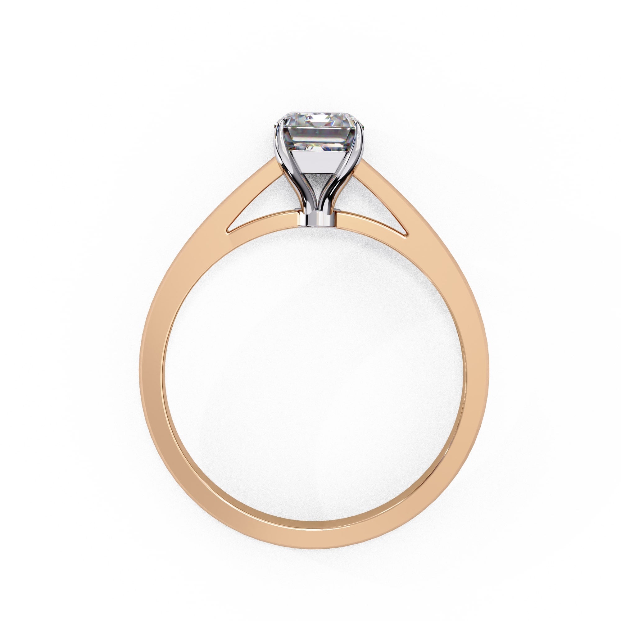 Elegant Central Stone Solitaire Ring