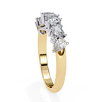 Elegant Diamond Side Stone Brilliance Ring