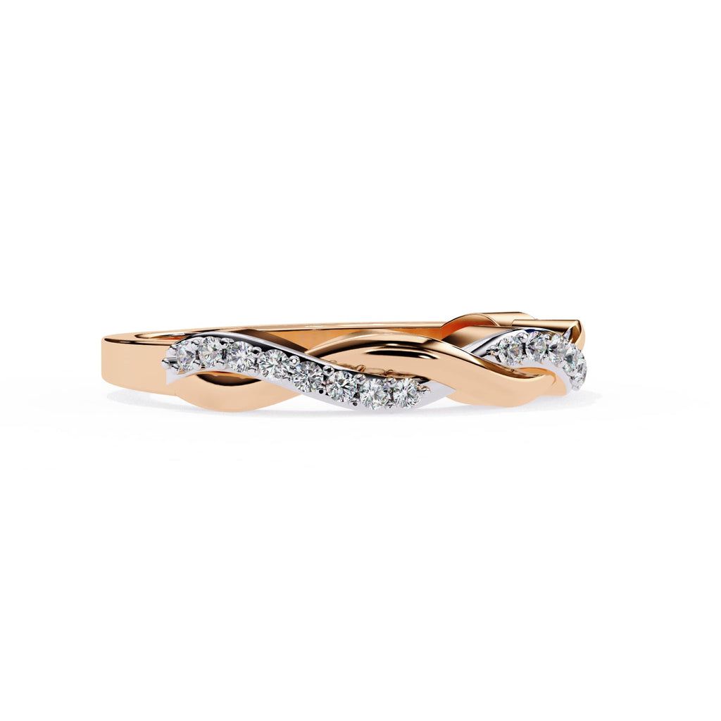 Elegant Diamond Side Stone Brilliance Ring