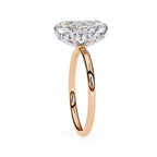 Elegant Diamond Central Stone Side Accent Ring