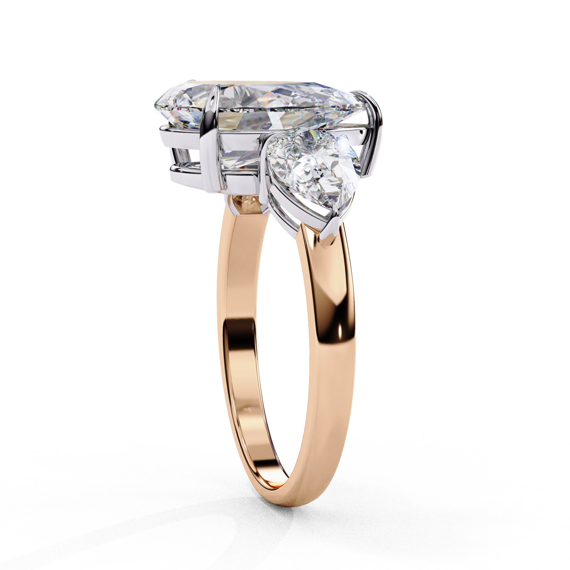 Radiant Multi-Stone Central Cluster Ring