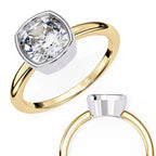 Elegant Solitaire Central Stone Diamond Ring