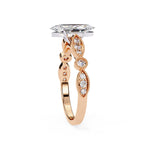 Elegant Central Stone Diamond Ring with Side Accents