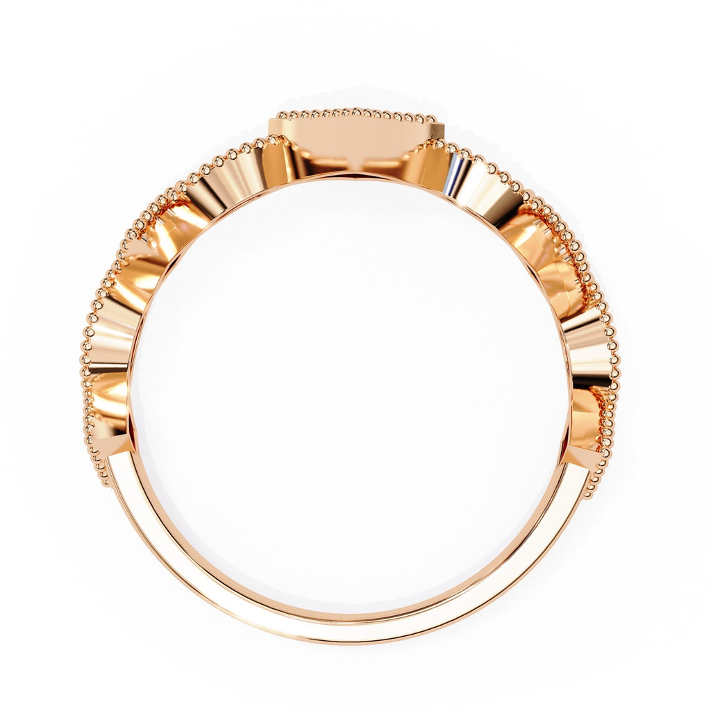 Elegant Diamond Side Stone Brilliance Ring