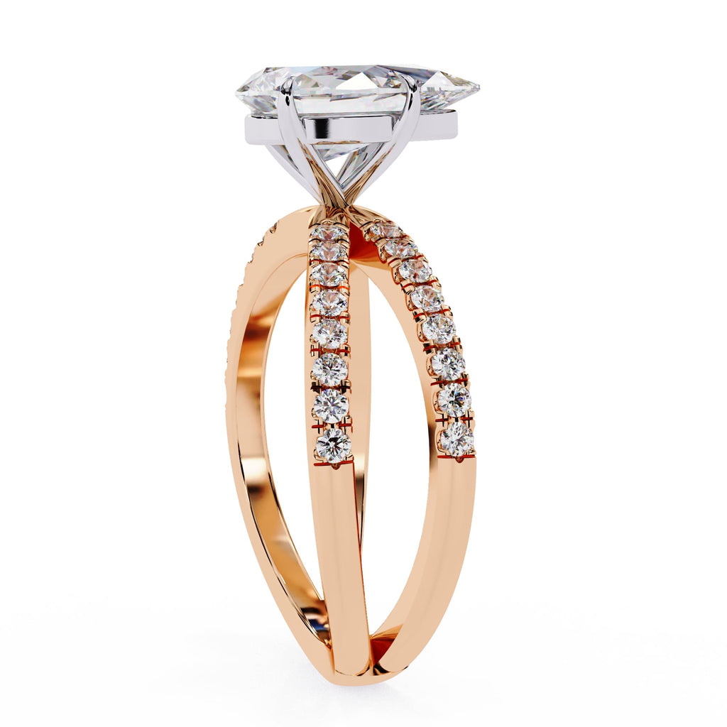 Elegant Brilliance Central Stone Diamond Ring