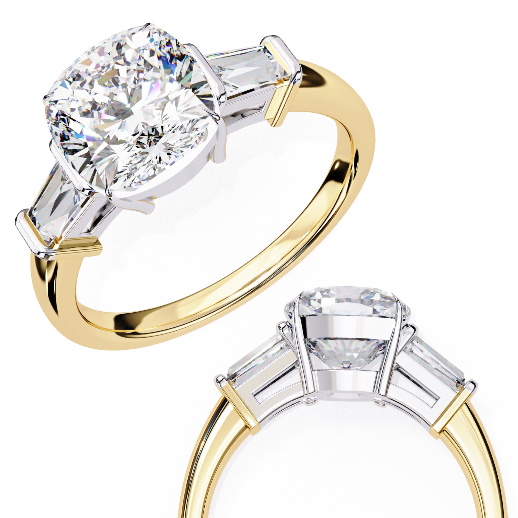 Elegant Solitaire Central Stone Brilliance Ring