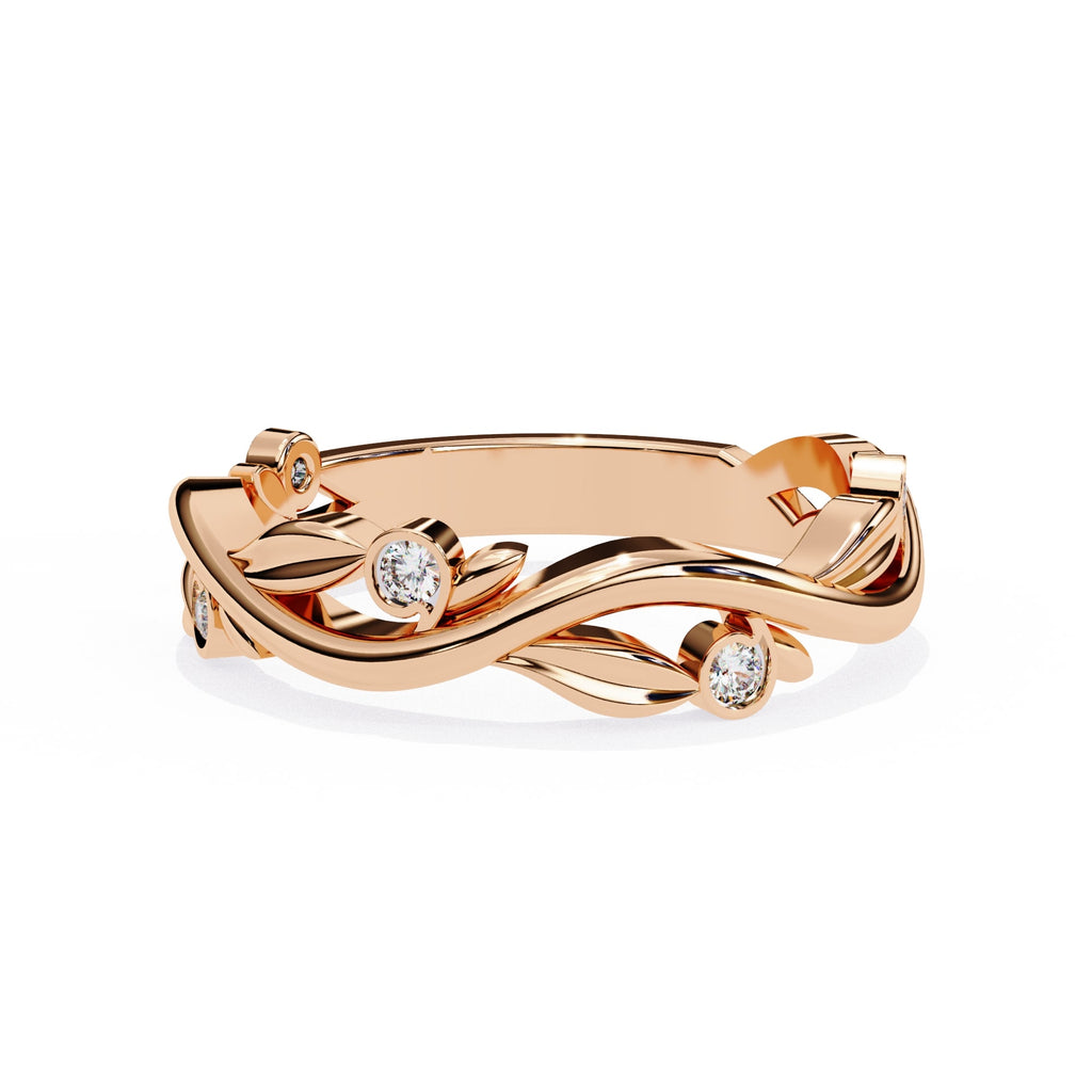 Elegant Diamond Side Stone Brilliance Ring