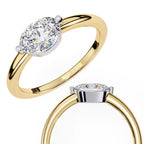 Elegant Solitaire Central Stone Brilliance Ring