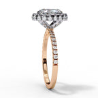Elegant Diamond Side Stone Brilliance Ring