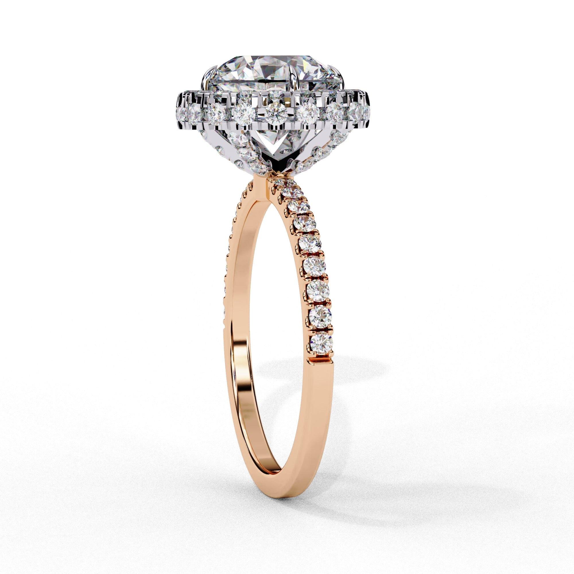 Elegant Diamond Central Stone Brilliance Ring