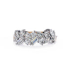 Radiant Brilliance Side Stone Diamond Ring