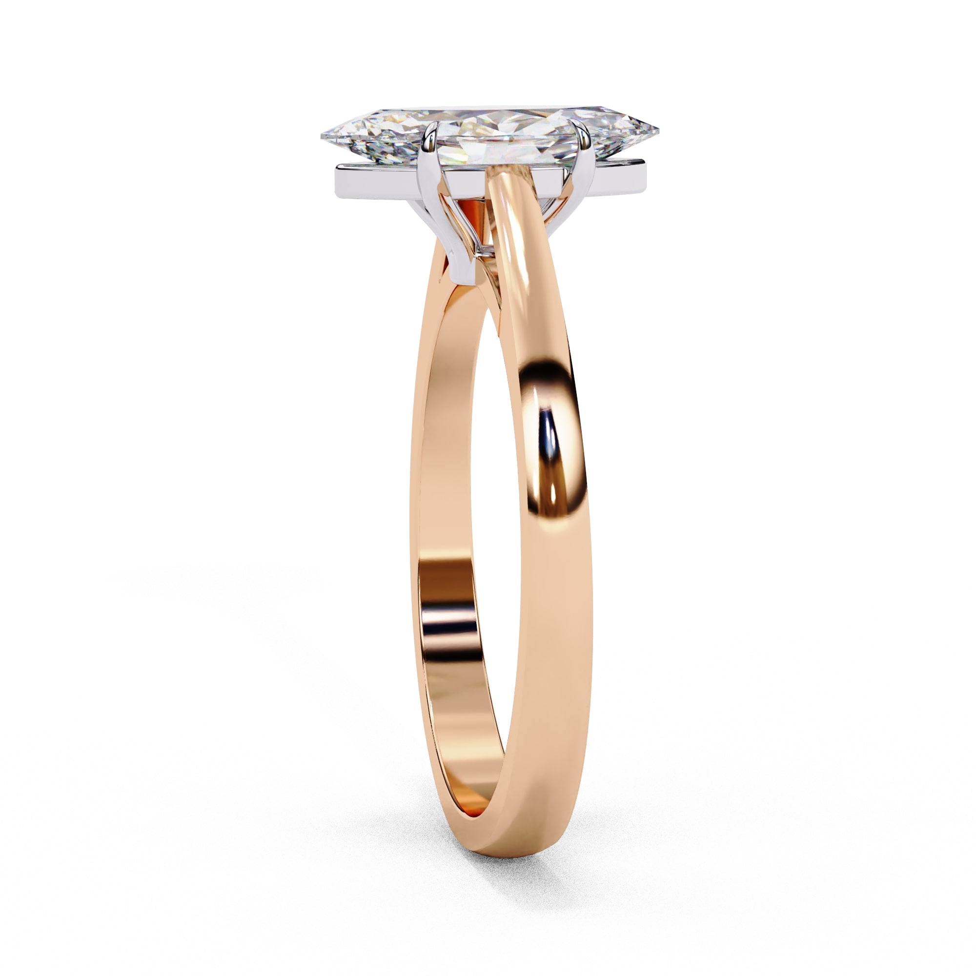 Elegant Central Stone Solitaire Ring