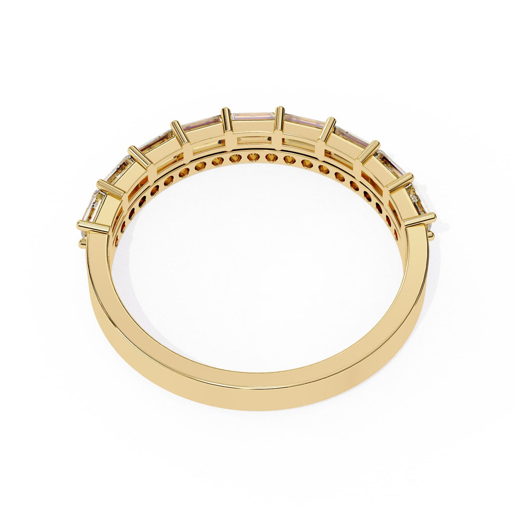 Elegant Diamond Side Stone Brilliance Ring