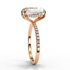 Elegant Diamond Side Stone Brilliance Ring