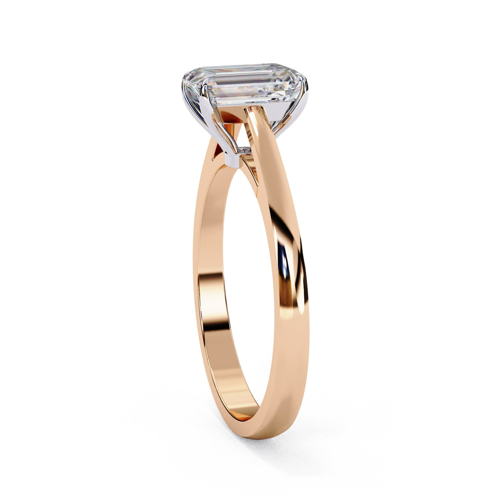 Elegant Central Stone Solitaire Ring