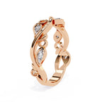 Elegant Diamond Side Stone Brilliance Ring