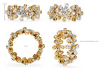 Elegant Diamond Side Stone Brilliance Ring