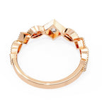Elegant Diamond Side Stone Brilliance Ring