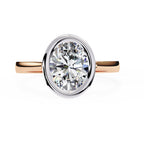 Elegant Solitaire Central Stone Ring