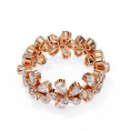 Elegant Diamond Side Stone Brilliance Ring