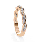 Elegant Diamond Side Stone Brilliance Ring