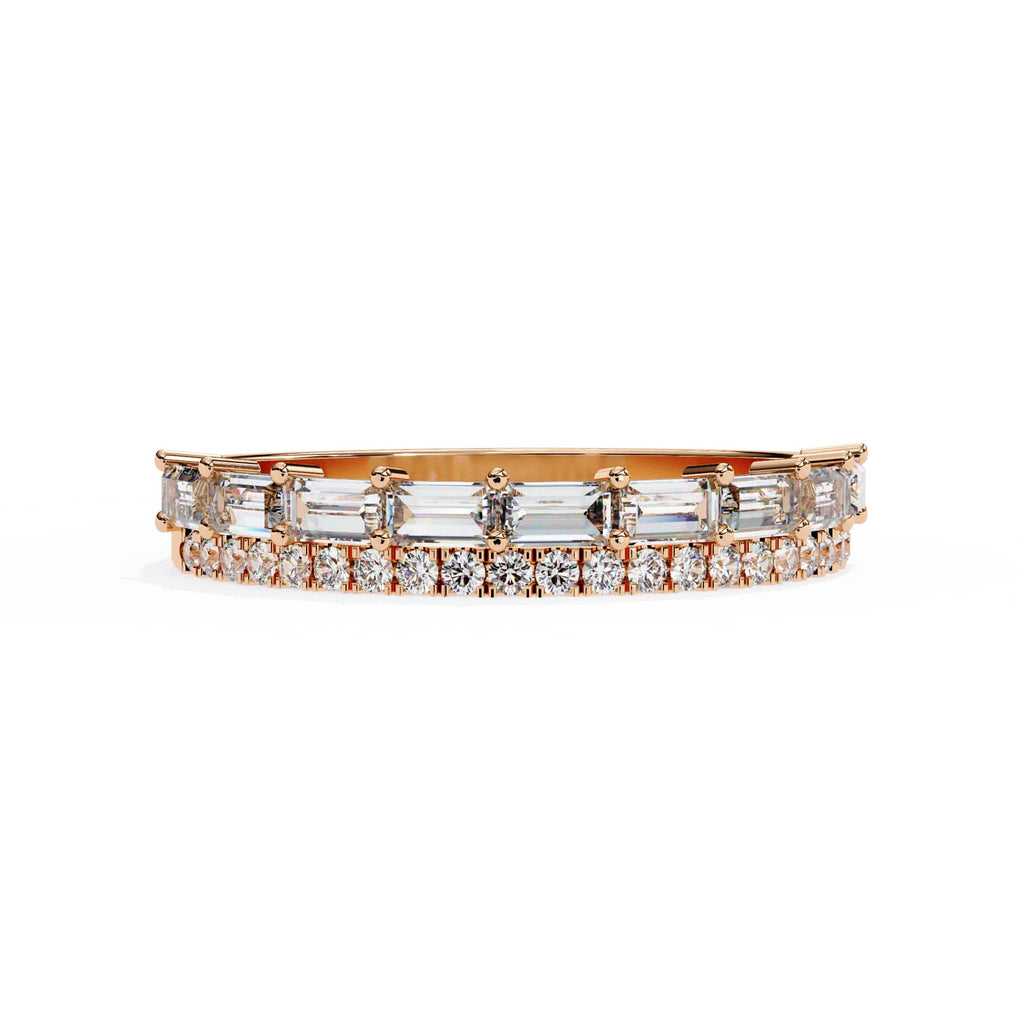 Elegant Diamond Side Stone Brilliance Ring