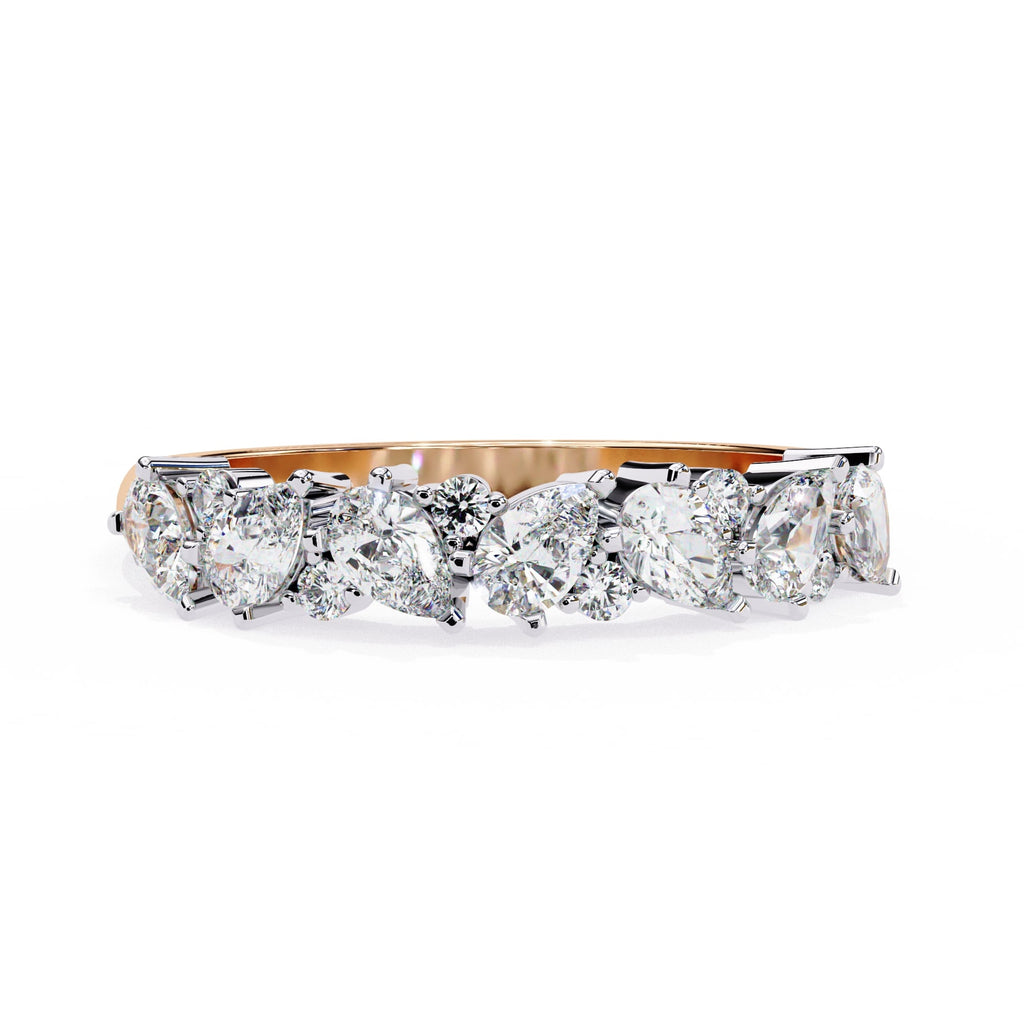 Elegant Diamond Side Stone Brilliance Ring