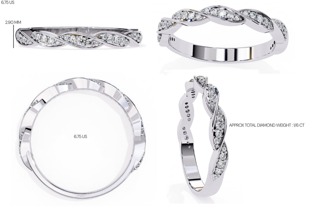 Elegant Diamond Side Stone Brilliance Ring