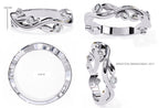 Elegant Diamond Side Stone Brilliance Ring