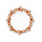 Elegant Diamond Side Stone Brilliance Ring